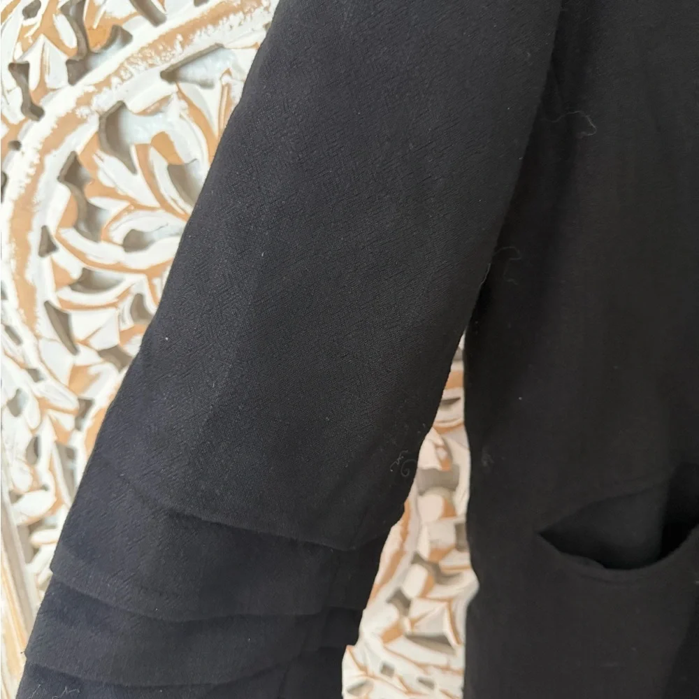 Black "Rock & Roll" Glitter Back Blazer - Picture 4 of 4